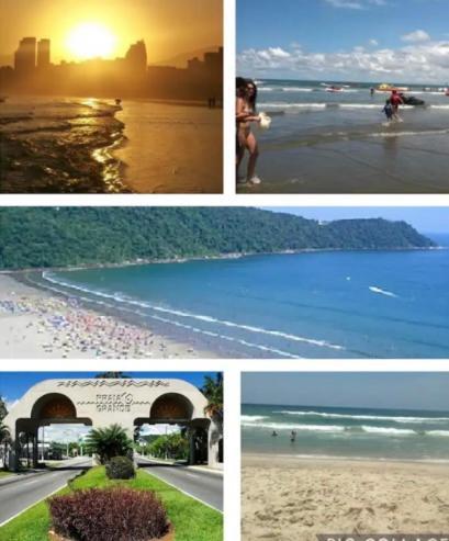 Ape Canto Do Forte,prox Praia,centro,garagem,port 24hs,streaming E Wi-fi Gratis Apartment